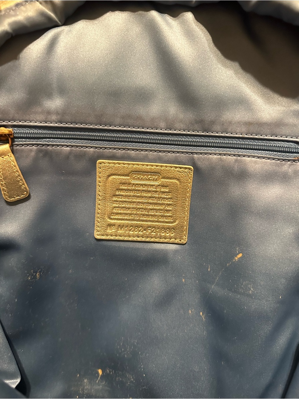 Coach Multicolor Plaid Mini Backpack in Tan, Pink, Blue & Green - Picture 5 of 7